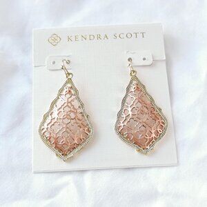 Kendra Scott Addie Filigree Mix Rose Gold Earrings
